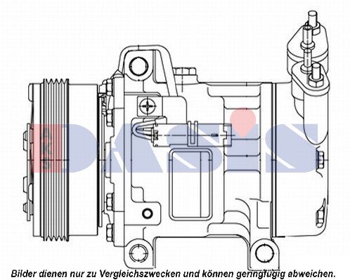 AKS DASIS Kompressori, ilmastointilaite 850418N